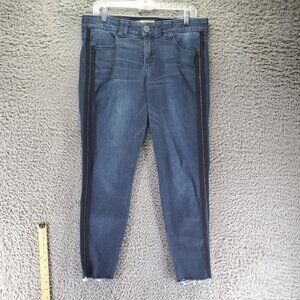 Democracy Jeans Womens Size 10 Blue Skinny Fit Ab Technology Stretch Denim